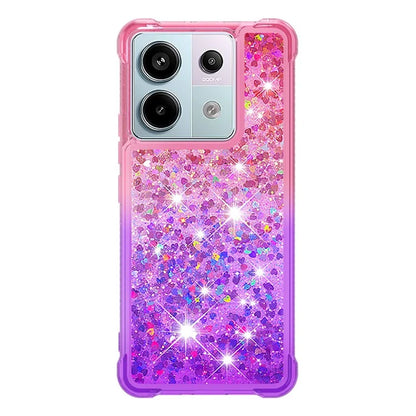 YB Quicksand Series-3 For Xiaomi Redmi Note 13 Pro 5G / Poco X6 5G Case Gradient Anti-drop Phone Cover