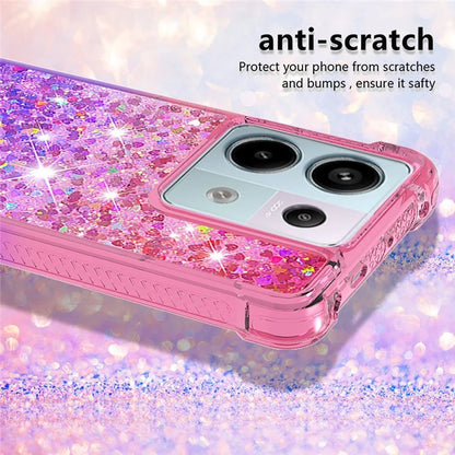 YB Quicksand Series-3 For Xiaomi Redmi Note 13 Pro 5G / Poco X6 5G Case Gradient Anti-drop Phone Cover
