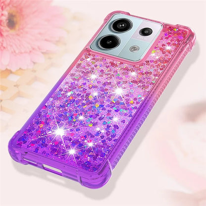 YB Quicksand Series-3 For Xiaomi Redmi Note 13 Pro 5G / Poco X6 5G Case Gradient Anti-drop Phone Cover