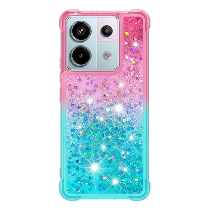YB Quicksand Series-3 For Xiaomi Redmi Note 13 Pro 5G / Poco X6 5G Case Gradient Anti-drop Phone Cover