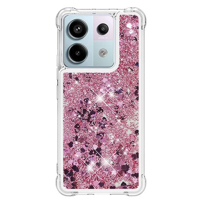YB Quicksand Series-1 For Xiaomi Redmi Note 13 Pro 5G / Poco X6 5G Case Sequins Quicksand TPU Phone Cover