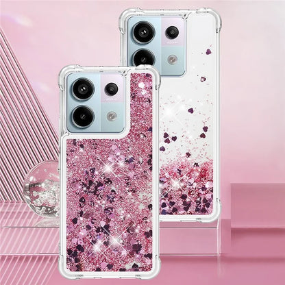 YB Quicksand Series-1 For Xiaomi Redmi Note 13 Pro 5G / Poco X6 5G Case Sequins Quicksand TPU Phone Cover