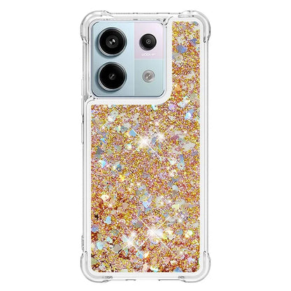 YB Quicksand Series-1 For Xiaomi Redmi Note 13 Pro 5G / Poco X6 5G Case Sequins Quicksand TPU Phone Cover