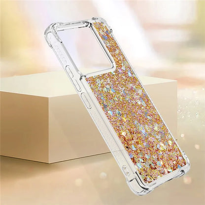 YB Quicksand Series-1 For Xiaomi Redmi Note 13 Pro 5G / Poco X6 5G Case Sequins Quicksand TPU Phone Cover
