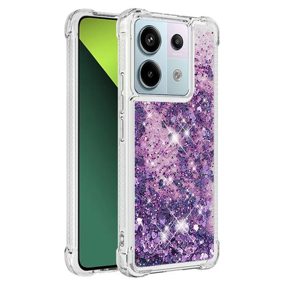 YB Quicksand Series-1 For Xiaomi Redmi Note 13 Pro 5G / Poco X6 5G Case Sequins Quicksand TPU Phone Cover