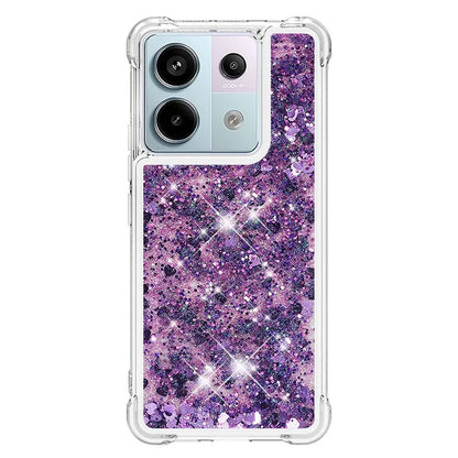 YB Quicksand Series-1 For Xiaomi Redmi Note 13 Pro 5G / Poco X6 5G Case Sequins Quicksand TPU Phone Cover