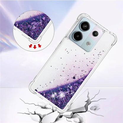 YB Quicksand Series-1 For Xiaomi Redmi Note 13 Pro 5G / Poco X6 5G Case Sequins Quicksand TPU Phone Cover