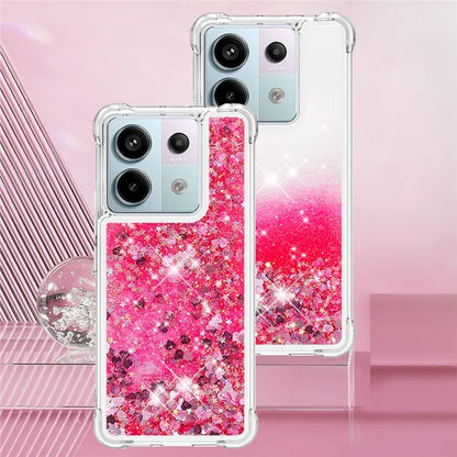 YB Quicksand Series-1 For Xiaomi Redmi Note 13 Pro 5G / Poco X6 5G Case Sequins Quicksand TPU Phone Cover