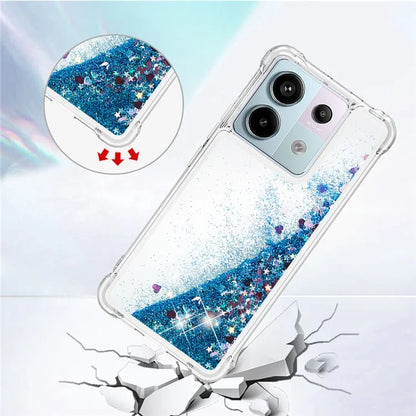 YB Quicksand Series-1 For Xiaomi Redmi Note 13 Pro 5G / Poco X6 5G Case Sequins Quicksand TPU Phone Cover