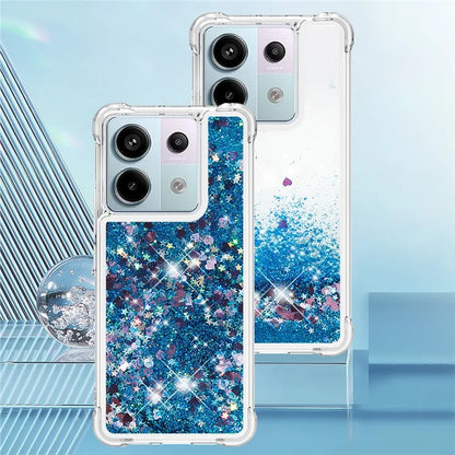 YB Quicksand Series-1 For Xiaomi Redmi Note 13 Pro 5G / Poco X6 5G Case Sequins Quicksand TPU Phone Cover
