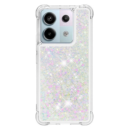 YB Quicksand Series-1 For Xiaomi Redmi Note 13 Pro 5G / Poco X6 5G Case Sequins Quicksand TPU Phone Cover