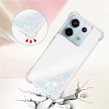 YB Quicksand Series-1 For Xiaomi Redmi Note 13 Pro 5G / Poco X6 5G Case Sequins Quicksand TPU Phone Cover