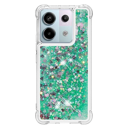 YB Quicksand Series-1 For Xiaomi Redmi Note 13 Pro 5G / Poco X6 5G Case Sequins Quicksand TPU Phone Cover