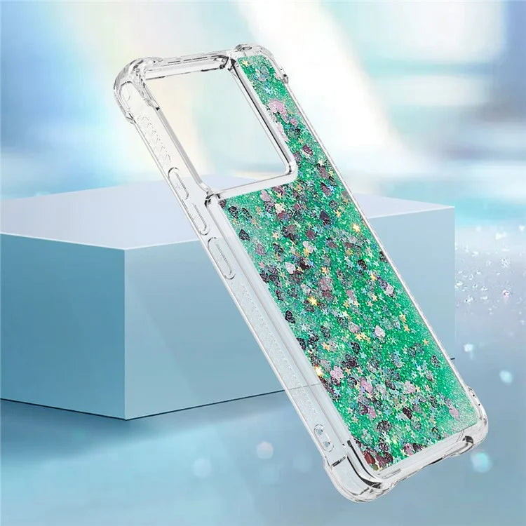 YB Quicksand Series-1 For Xiaomi Redmi Note 13 Pro 5G / Poco X6 5G Case Sequins Quicksand TPU Phone Cover