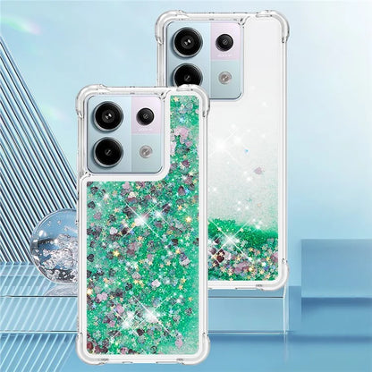 YB Quicksand Series-1 For Xiaomi Redmi Note 13 Pro 5G / Poco X6 5G Case Sequins Quicksand TPU Phone Cover