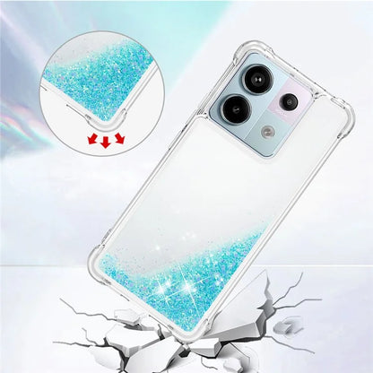 YB Quicksand Series-1 For Xiaomi Redmi Note 13 Pro 5G / Poco X6 5G Case Sequins Quicksand TPU Phone Cover