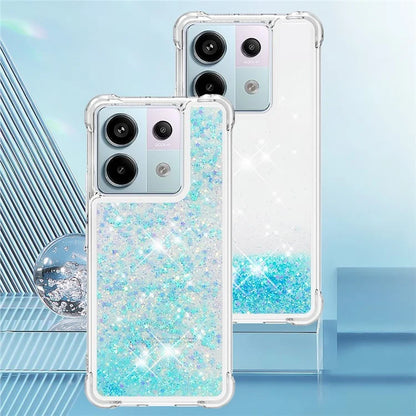 YB Quicksand Series-1 For Xiaomi Redmi Note 13 Pro 5G / Poco X6 5G Case Sequins Quicksand TPU Phone Cover