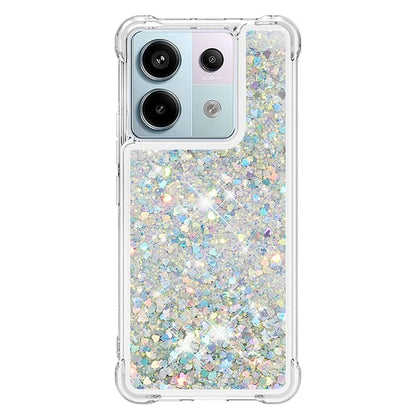 YB Quicksand Series-1 For Xiaomi Redmi Note 13 Pro 5G / Poco X6 5G Case Sequins Quicksand TPU Phone Cover