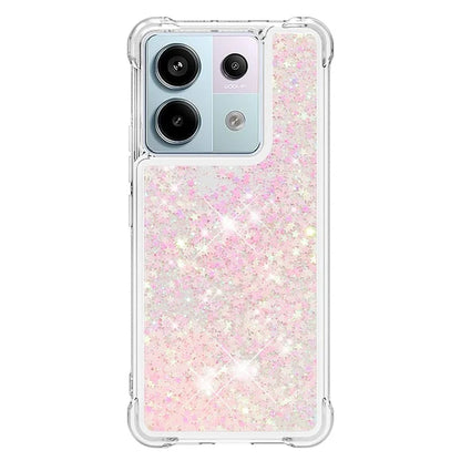 YB Quicksand Series-1 For Xiaomi Redmi Note 13 Pro 5G / Poco X6 5G Case Sequins Quicksand TPU Phone Cover