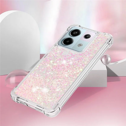 YB Quicksand Series-1 For Xiaomi Redmi Note 13 Pro 5G / Poco X6 5G Case Sequins Quicksand TPU Phone Cover