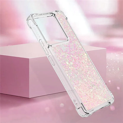 YB Quicksand Series-1 For Xiaomi Redmi Note 13 Pro 5G / Poco X6 5G Case Sequins Quicksand TPU Phone Cover