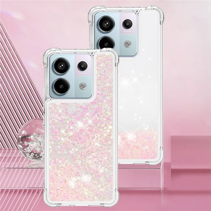 YB Quicksand Series-1 For Xiaomi Redmi Note 13 Pro 5G / Poco X6 5G Case Sequins Quicksand TPU Phone Cover
