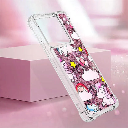 YB Quicksand Series-2 For Xiaomi Redmi Note 13 Pro 5G / Poco X6 5G Quicksand Case Pattern TPU Phone Cover