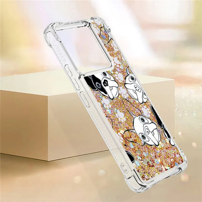 YB Quicksand Series-2 For Xiaomi Redmi Note 13 Pro 5G / Poco X6 5G Quicksand Case Pattern TPU Phone Cover