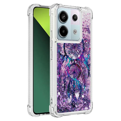 YB Quicksand Series-2 For Xiaomi Redmi Note 13 Pro 5G / Poco X6 5G Quicksand Case Pattern TPU Phone Cover