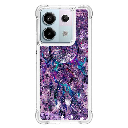 YB Quicksand Series-2 For Xiaomi Redmi Note 13 Pro 5G / Poco X6 5G Quicksand Case Pattern TPU Phone Cover