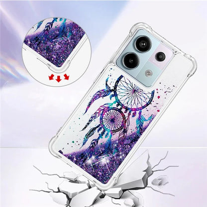 YB Quicksand Series-2 For Xiaomi Redmi Note 13 Pro 5G / Poco X6 5G Quicksand Case Pattern TPU Phone Cover