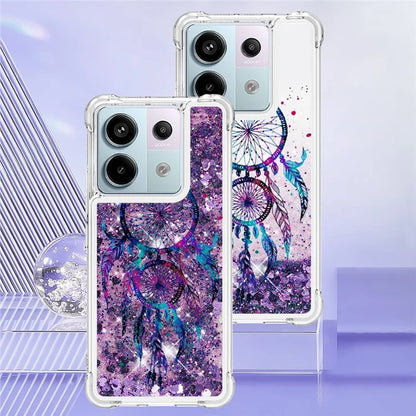 YB Quicksand Series-2 For Xiaomi Redmi Note 13 Pro 5G / Poco X6 5G Quicksand Case Pattern TPU Phone Cover