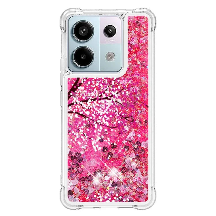 YB Quicksand Series-2 For Xiaomi Redmi Note 13 Pro 5G / Poco X6 5G Quicksand Case Pattern TPU Phone Cover