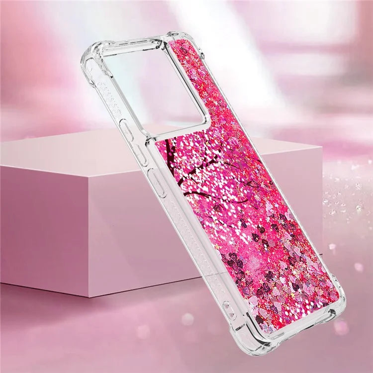 YB Quicksand Series-2 For Xiaomi Redmi Note 13 Pro 5G / Poco X6 5G Quicksand Case Pattern TPU Phone Cover