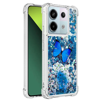 YB Quicksand Series-2 For Xiaomi Redmi Note 13 Pro 5G / Poco X6 5G Quicksand Case Pattern TPU Phone Cover