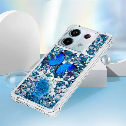 YB Quicksand Series-2 For Xiaomi Redmi Note 13 Pro 5G / Poco X6 5G Quicksand Case Pattern TPU Phone Cover