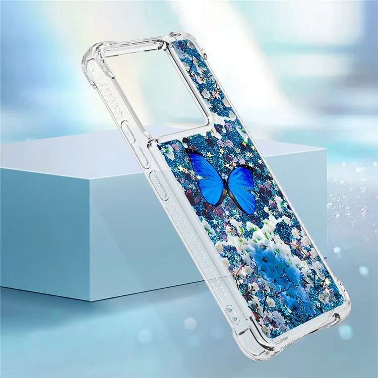 YB Quicksand Series-2 For Xiaomi Redmi Note 13 Pro 5G / Poco X6 5G Quicksand Case Pattern TPU Phone Cover