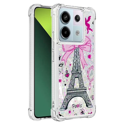 YB Quicksand Series-2 For Xiaomi Redmi Note 13 Pro 5G / Poco X6 5G Quicksand Case Pattern TPU Phone Cover