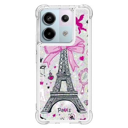 YB Quicksand Series-2 For Xiaomi Redmi Note 13 Pro 5G / Poco X6 5G Quicksand Case Pattern TPU Phone Cover