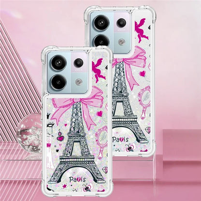 YB Quicksand Series-2 For Xiaomi Redmi Note 13 Pro 5G / Poco X6 5G Quicksand Case Pattern TPU Phone Cover