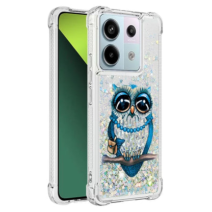 YB Quicksand Series-2 For Xiaomi Redmi Note 13 Pro 5G / Poco X6 5G Quicksand Case Pattern TPU Phone Cover