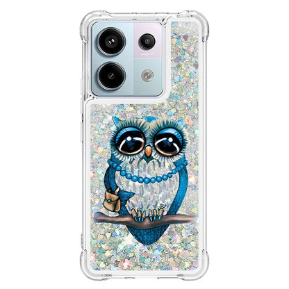 YB Quicksand Series-2 For Xiaomi Redmi Note 13 Pro 5G / Poco X6 5G Quicksand Case Pattern TPU Phone Cover