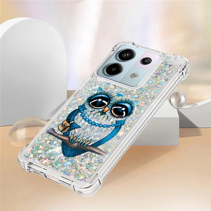 YB Quicksand Series-2 For Xiaomi Redmi Note 13 Pro 5G / Poco X6 5G Quicksand Case Pattern TPU Phone Cover