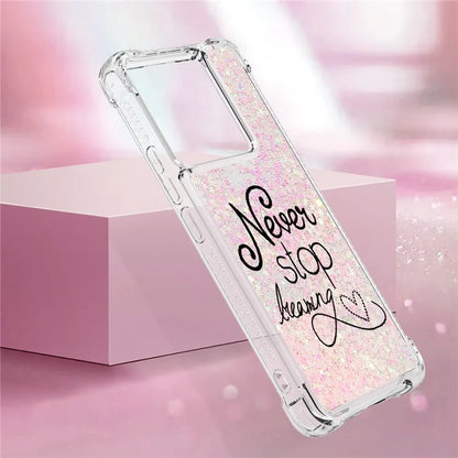 YB Quicksand Series-2 For Xiaomi Redmi Note 13 Pro 5G / Poco X6 5G Quicksand Case Pattern TPU Phone Cover
