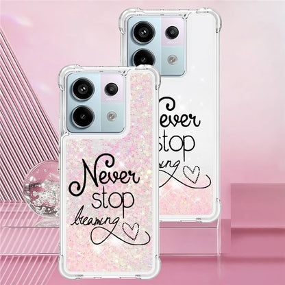 YB Quicksand Series-2 For Xiaomi Redmi Note 13 Pro 5G / Poco X6 5G Quicksand Case Pattern TPU Phone Cover
