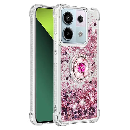 YB Quicksand Series-7 for Xiaomi Redmi Note 13 Pro 5G / Poco X6 5G Case Kickstand TPU Phone Cover