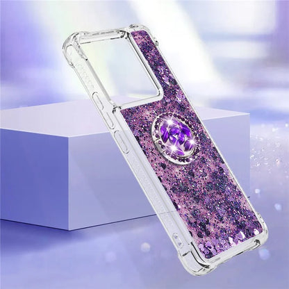 YB Quicksand Series-7 for Xiaomi Redmi Note 13 Pro 5G / Poco X6 5G Case Kickstand TPU Phone Cover