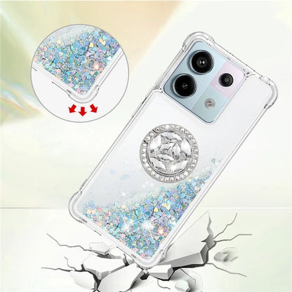 YB Quicksand Series-7 for Xiaomi Redmi Note 13 Pro 5G / Poco X6 5G Case Kickstand TPU Phone Cover
