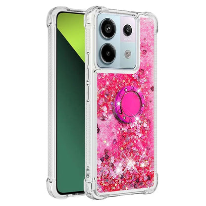 YB Quicksand Series-7 for Xiaomi Redmi Note 13 Pro 5G / Poco X6 5G Case Kickstand TPU Phone Cover