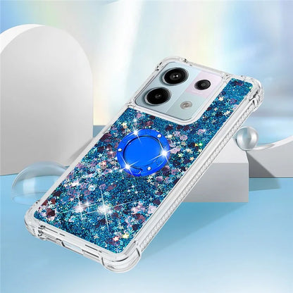 YB Quicksand Series-7 for Xiaomi Redmi Note 13 Pro 5G / Poco X6 5G Case Kickstand TPU Phone Cover